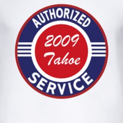 Authorized Service 2009 Chevy Tahoe T Shirt