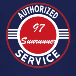 Authorized Service 1997 Pontiac Sunrunner Dark T Shirt