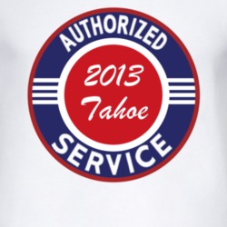 Authorized Service 2013 Chevy Tahoe T Shirt
