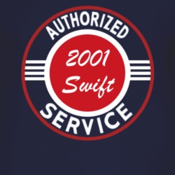 Authorized Service 2001 Chevy Swift Dark T Shirt
