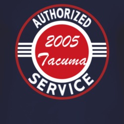 Authorized Service 2005 Chevy Tacuma Dark T Shirt