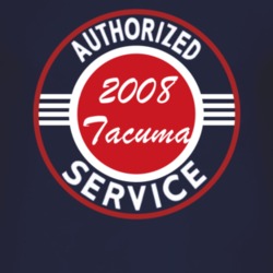 Authorized Service 2008 Chevy Tacuma Dark T Shirt