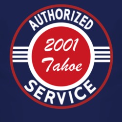 Authorized Service 2001 Chevy Tahoe Dark T Shirt