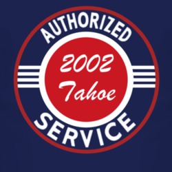Authorized Service 2002 Chevy Tahoe Dark T Shirt