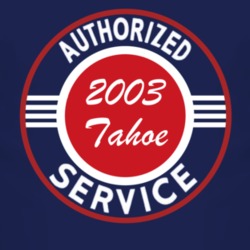 Authorized Service 2003 Chevy Tahoe Dark T Shirt