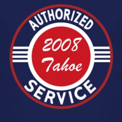 Authorized Service 2008 Chevy Tahoe Dark T Shirt