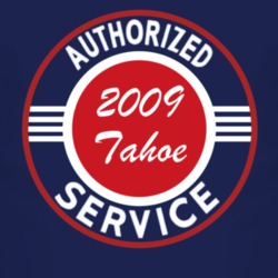 Authorized Service 2009 Chevy Tahoe Dark T Shirt