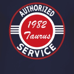 Authorized Service 1982 Taurus Dark T Shirt