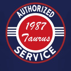 Authorized Service 1987 Taurus Dark T Shirt