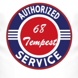 Authorized Service 1968 Pontiac Tempest T Shirt