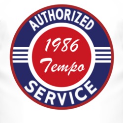 Authorized Service 1986 Tempo T Shirt