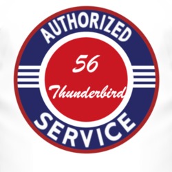 Authorized Service 1956 Thunderbird T Shirt