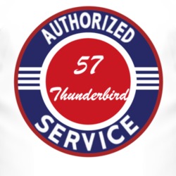 Authorized Service 1957 Thunderbird T Shirt