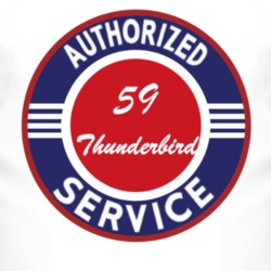 Authorized Service 1959 Thunderbird T Shirt