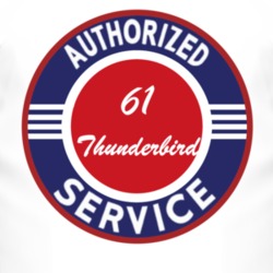 Authorized Service 1961 Thunderbird T Shirt