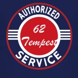 Authorized Service 1962 Pontiac Tempest Dark T Shirt
