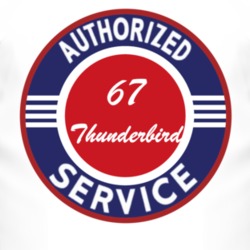 Authorized Service 1967 Thunderbird T Shirt