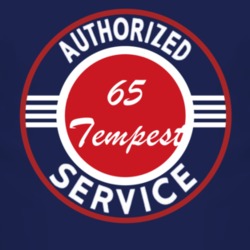 Authorized Service 1965 Pontiac Tempest Dark T Shirt