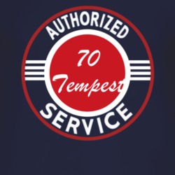 Authorized Service 1970 Pontiac Tempest Dark T Shirt