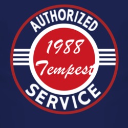 Authorized Service 1988 Pontiac Tempest Dark T Shirt