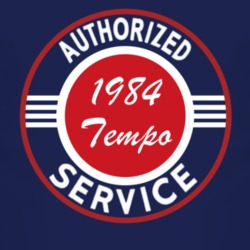 Authorized Service 1984 Tempo Dark T Shirt
