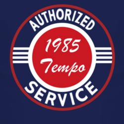 Authorized Service 1985 Tempo Dark T Shirt