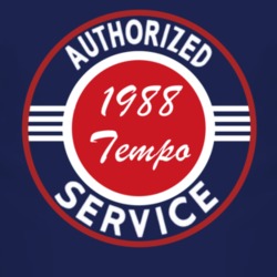 Authorized Service 1988 Tempo Dark T Shirt