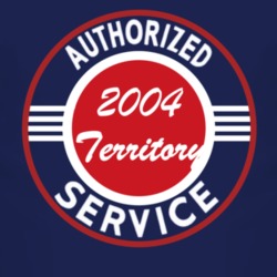 Authorized Service 2004 Territory Dark T Shirt