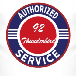 Authorized Service 1992 Thunderbird T Shirt