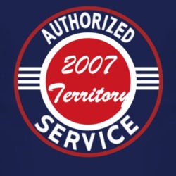 Authorized Service 2007 Territory Dark T Shirt