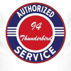 Authorized Service 1994 Thunderbird T Shirt
