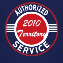 Authorized Service 2010 Territory Dark T Shirt