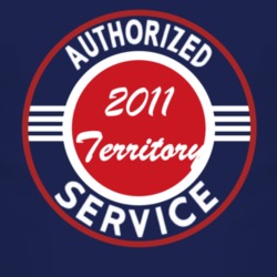 Authorized Service 2011 Territory Dark T Shirt