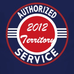 Authorized Service 2012 Territory Dark T Shirt