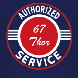 Authorized Service 1967 Oldsmobile Thor Dark T Shirt