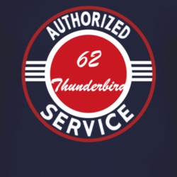 Authorized Service 1962 Thunderbird Dark T Shirt