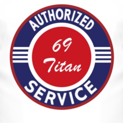 Authorized Service 1969 Chevy Titan T Shirt