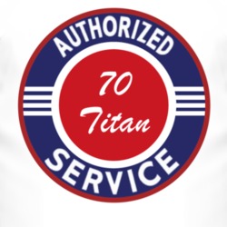 Authorized Service 1970 Chevy Titan T Shirt