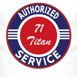 Authorized Service 1971 Chevy Titan T Shirt