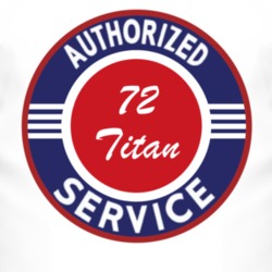 Authorized Service 1972 Chevy Titan T Shirt