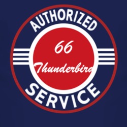Authorized Service 1966 Thunderbird Dark T Shirt