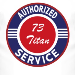 Authorized Service 1973 Chevy Titan T Shirt