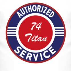 Authorized Service 1974 Chevy Titan T Shirt