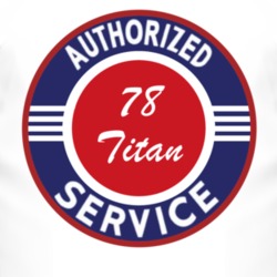 Authorized Service 1978 Chevy Titan T Shirt