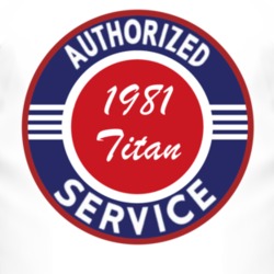 Authorized Service 1981 Chevy Titan T Shirt