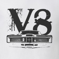 1970 MERCURY CYCLONE Grill Black Graphic V8 T Shirt