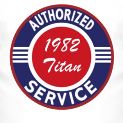 Authorized Service 1982 Chevy Titan T Shirt