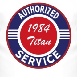 Authorized Service 1984 Chevy Titan T Shirt