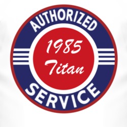 Authorized Service 1985 Chevy Titan T Shirt