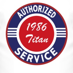 Authorized Service 1986 Chevy Titan T Shirt